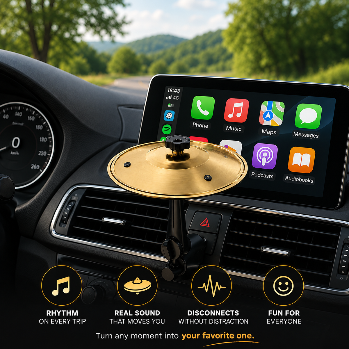 Musical Car Cymbal